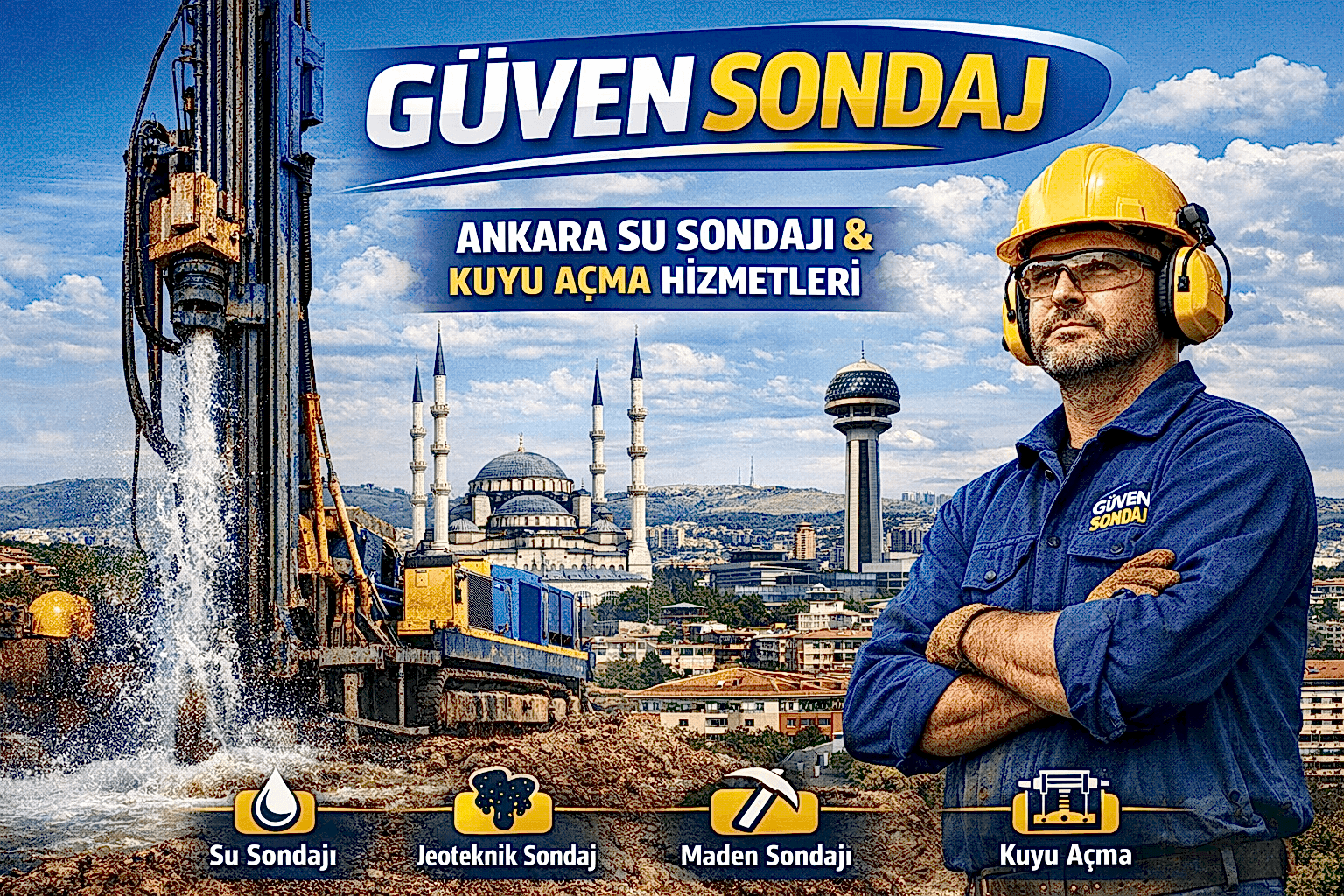 Türkiye’de İlk, Ankara’da Tek: Su Garantili Sondajın Adı Güven Sondaj