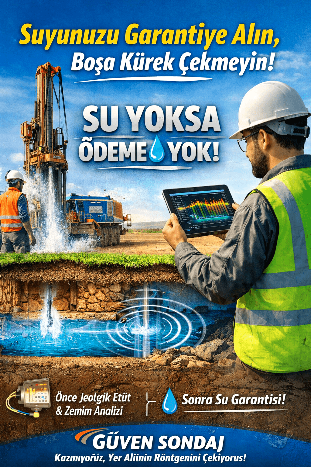 “Suyunuzu Garantiye Alın, Boşa Kürek Çekmeyin!”